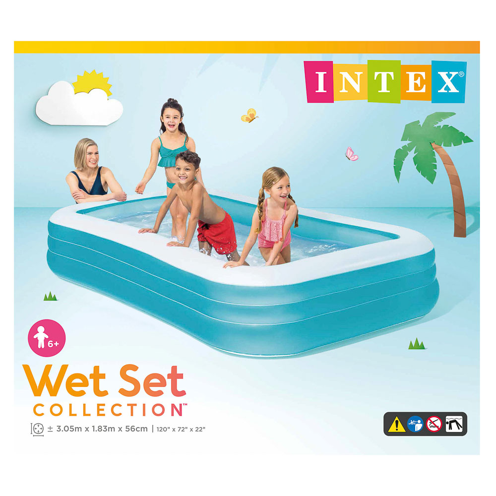 Надувной бассейн для детей INTEX 58484 305x183x56 см от 6 лет - #3