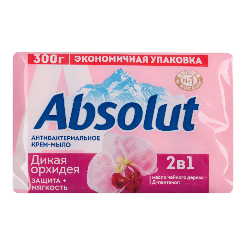 Мыло твердое ABSOLUT 2в1 Дикая орхидея, 4x75г - #2