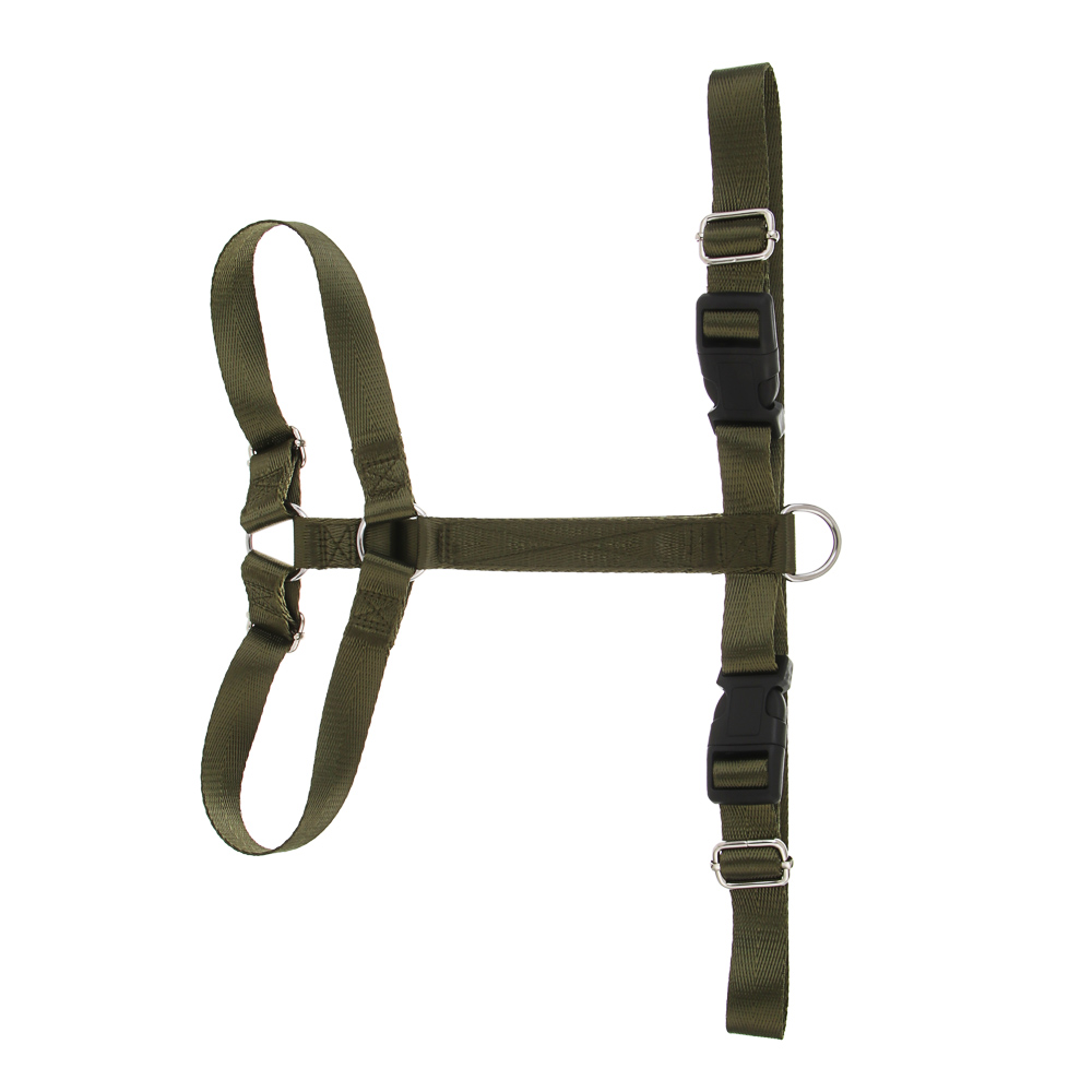 Шлейка для животных тм VETTA, нейлон, хаки/беж, обхват шеи 40-64см, обхват груди 50-74см, размер L - #2