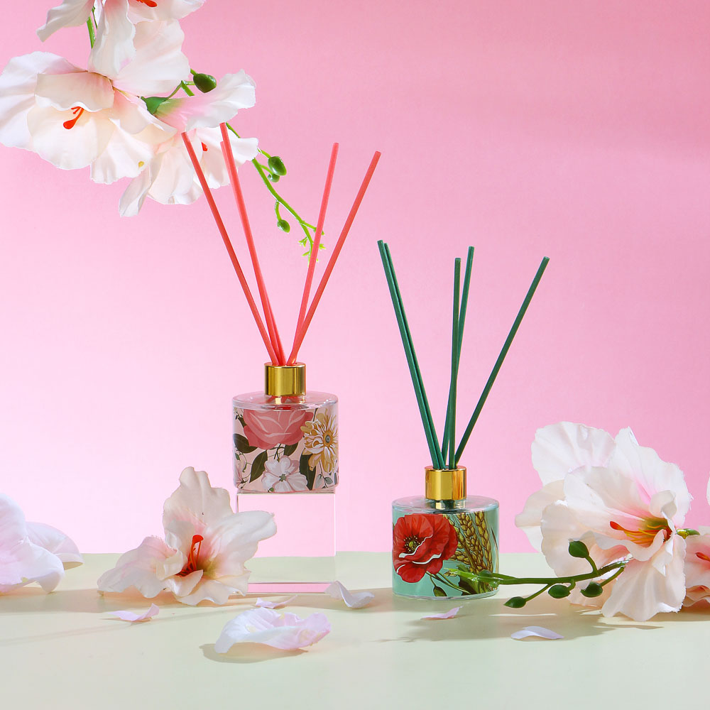 Аромадиффузор, 50 мл, ароматы : красная роза, мак и ячмень  дизайн Галыгин - #1