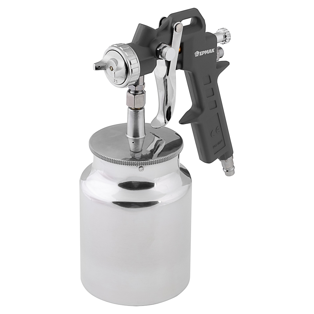ЕРМАК Краскораспылитель 1000мл, с нижним бачком, 162C - #1