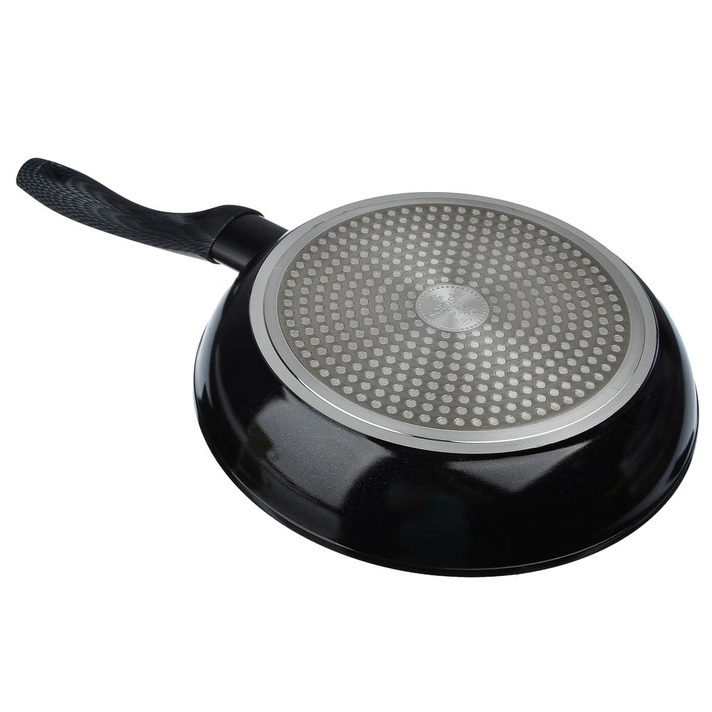 SATOSHI Карбон Сковорода литая d26см, антипригарное покрытие Мрамор, индукция - #4