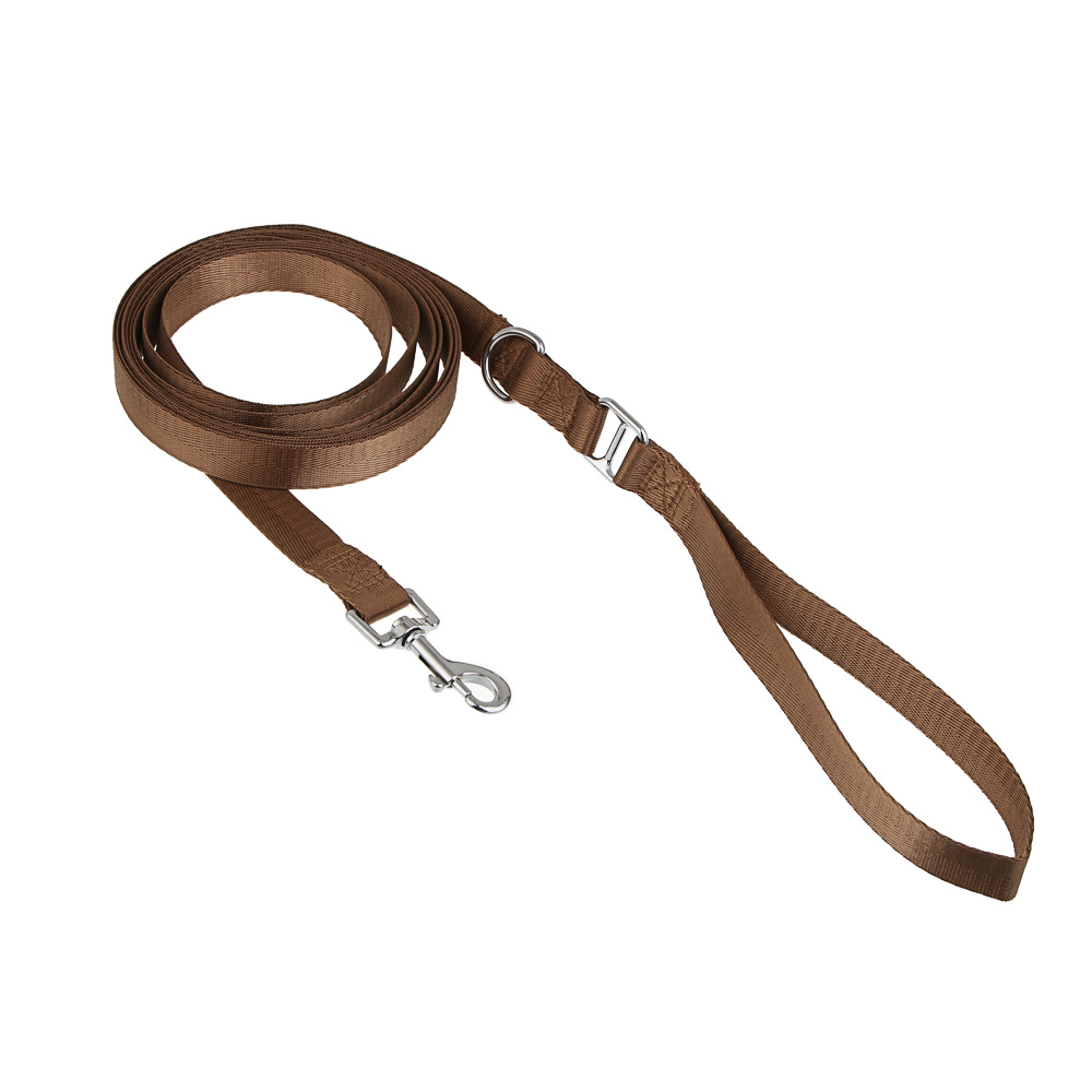 Поводок для животных тм VETTA, нейлон, хаки/беж, 3м x 2см - #2