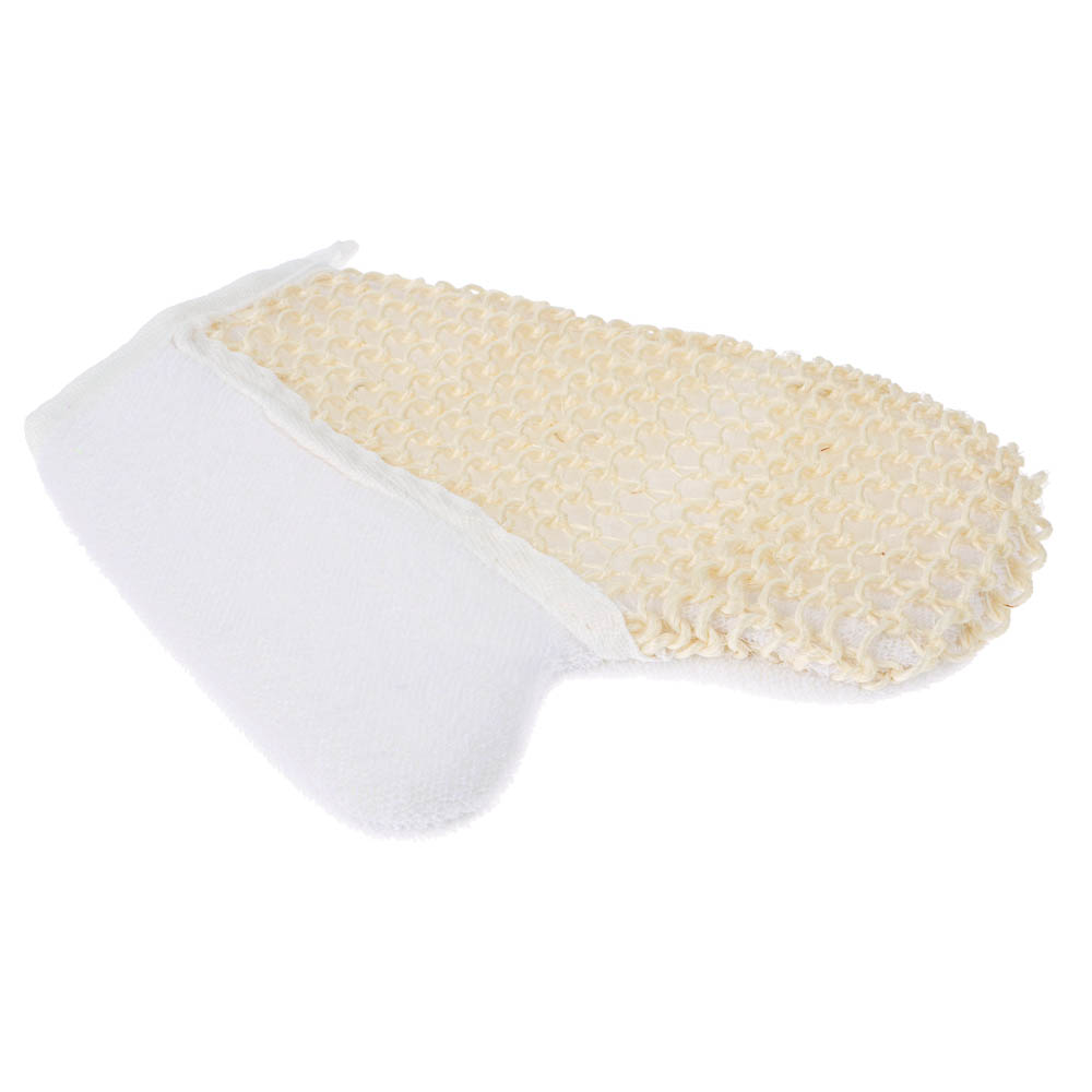 ЮL Мочалка варежка банная, сизаль, полиэстер, поролон, 21,5х18см, 3 цвета, МЭ24-02 - #15