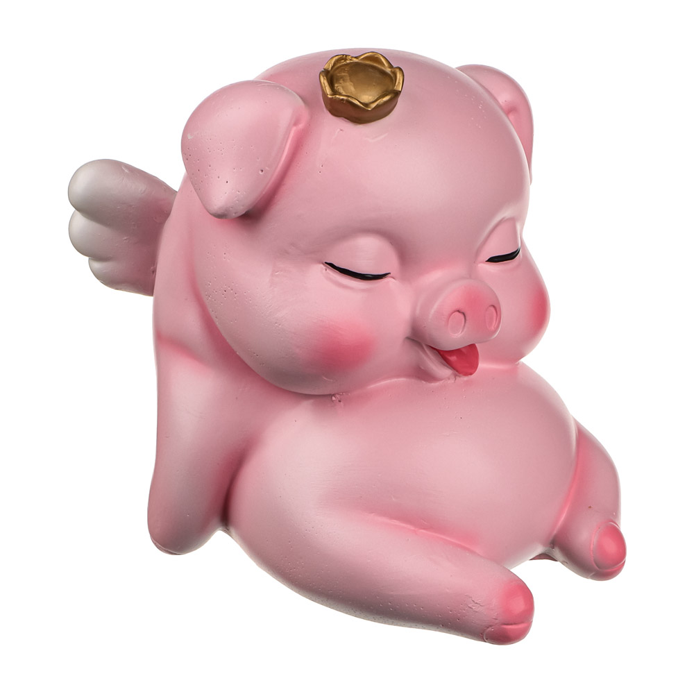 Копилка Свинка принцесса, 15x12x15 см, гипс - #2
