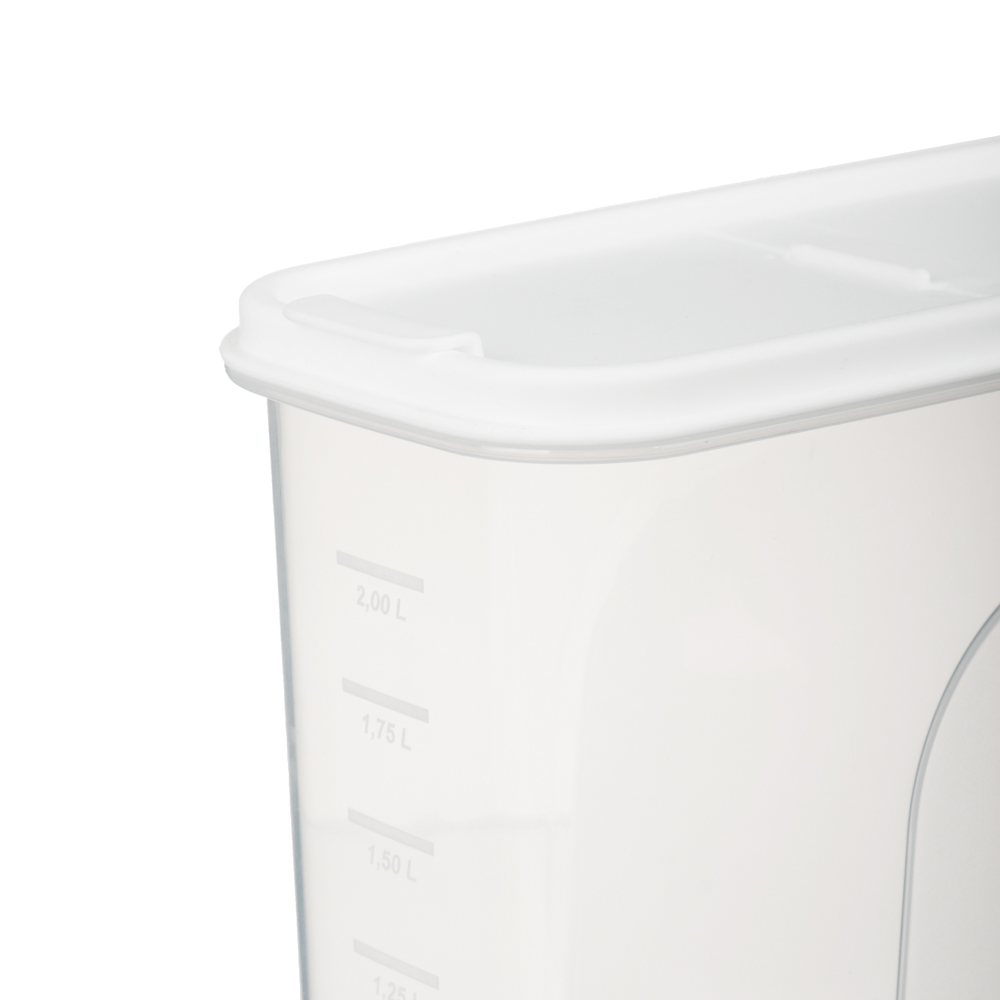 Банка для сыпучих продуктов МАШ прямоугольный 2,4л, пластик - #2