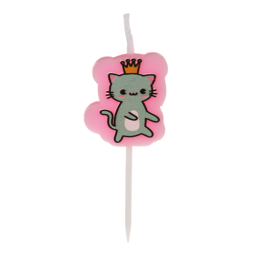 Набор свечей для торта тм Fntastic "С Днем Рождения", 6,5 см, буквы, парафин, 2 дизайна - #3