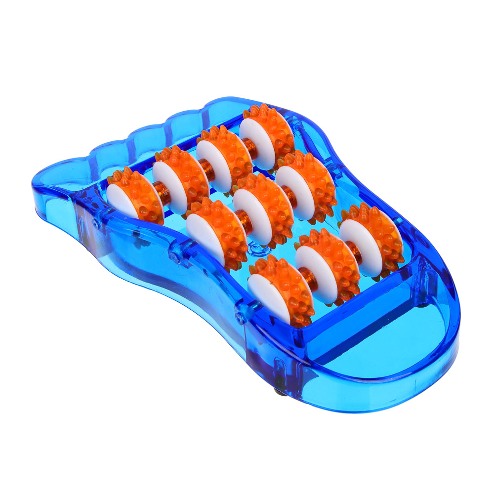 Массажер для ступней ног (улучшающий кровообращение) тм BY SPORT, 21,5x12см, пластик, 2 цвета - #6