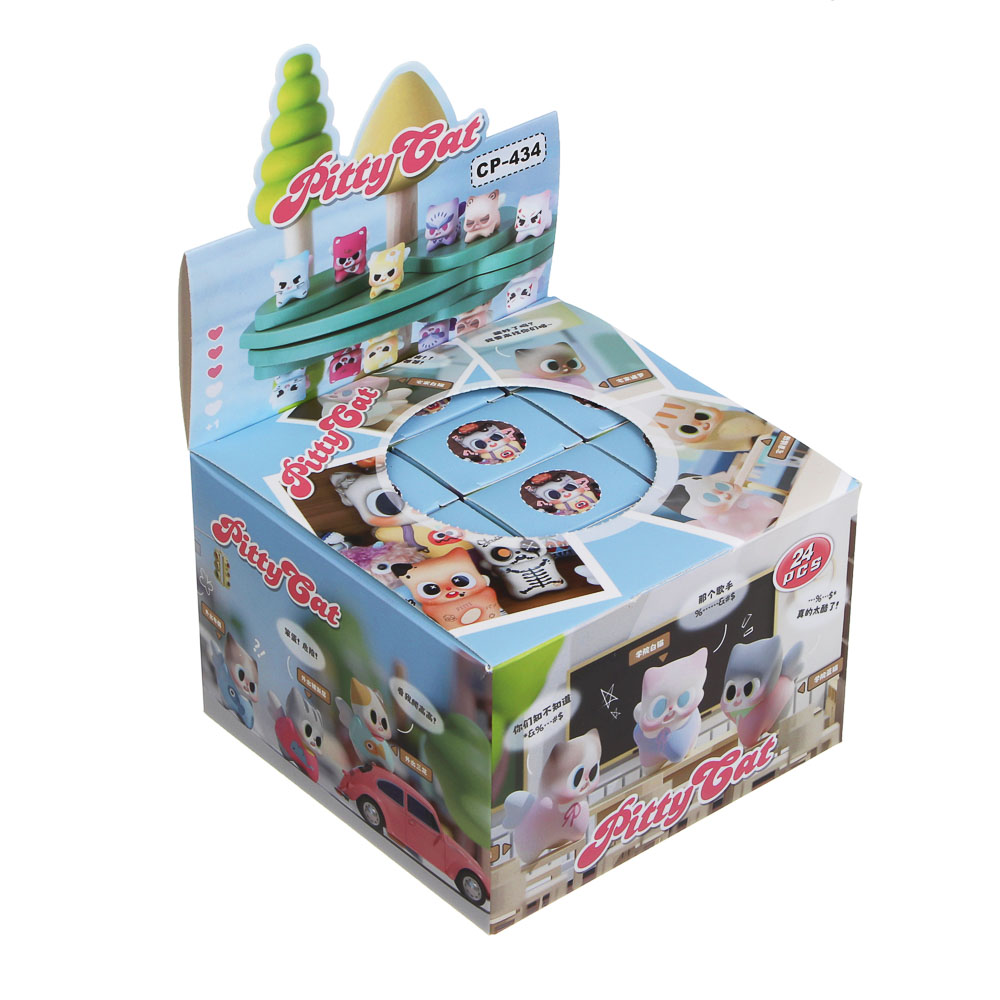 Игрушка фигурка "Модный кот", 5х5х3,5см, полистоун, микс - #5