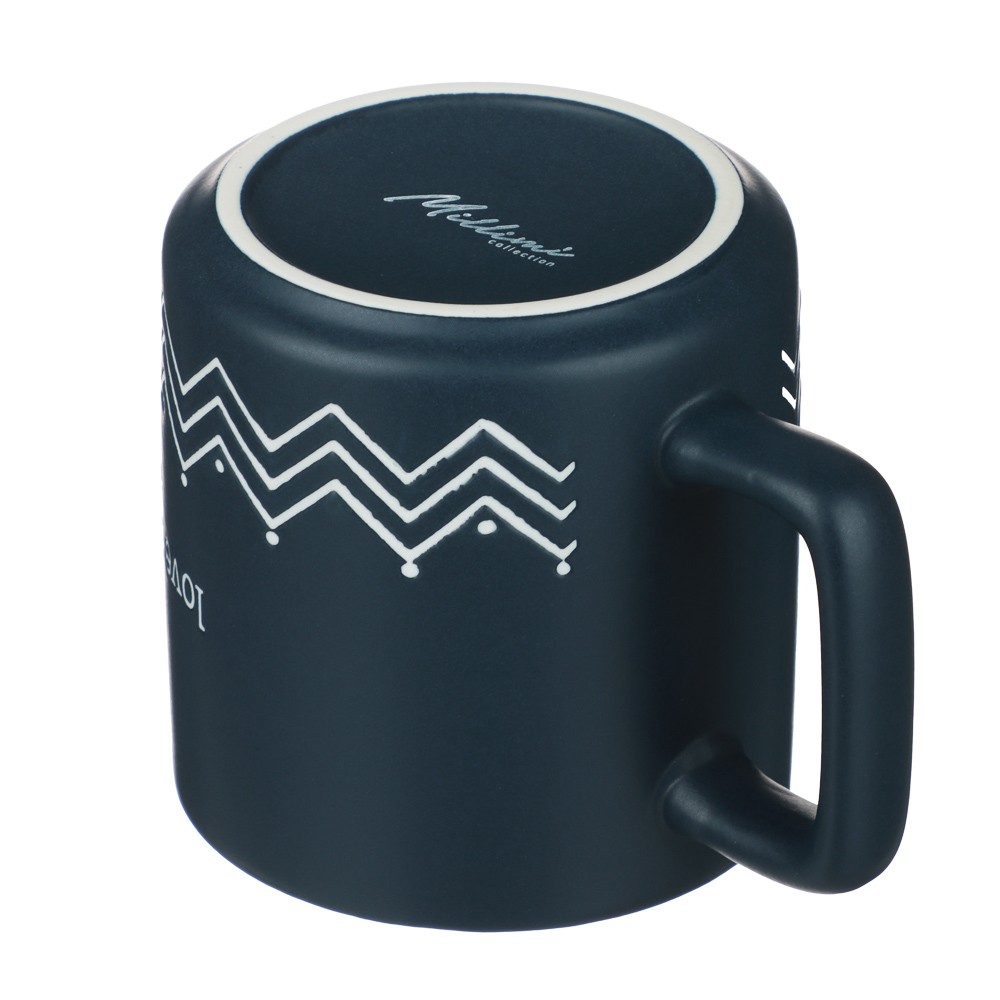 Кружка тм MILLIMI Графика, 350мл, фарфор, 3 дизайна - #5