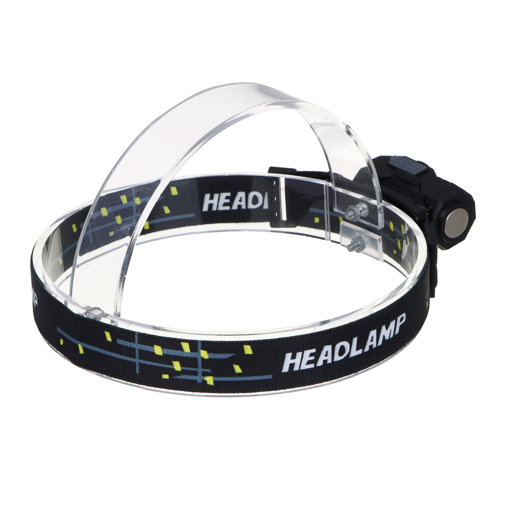 ЕРМАК Фонарь налобный,сенсорный,крепление, XPE LED+3LED,9 режимов,500мАч, 64х45х34 мм, красный свет - #4