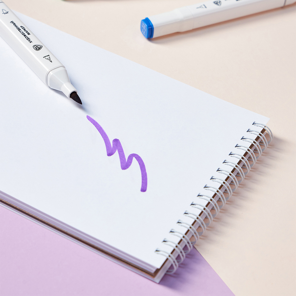 BY Русские Супергерои Набор маркеров худ., 2-стор., круг.нак./кист., 24цв., "Конек джуниор", пл.бокс - #10