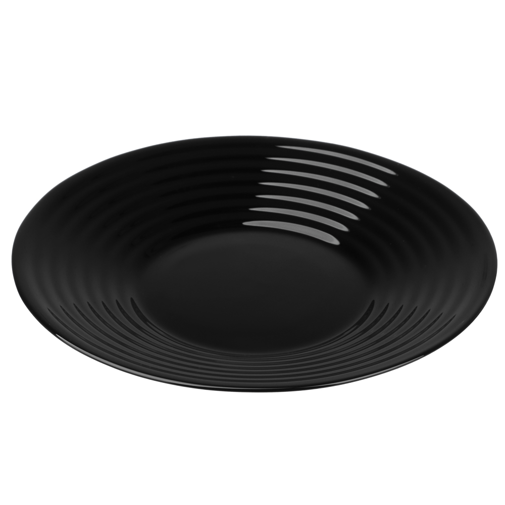 MILLIMI Бароло Тарелка закусочная 19см черная опаловое стекло - #2