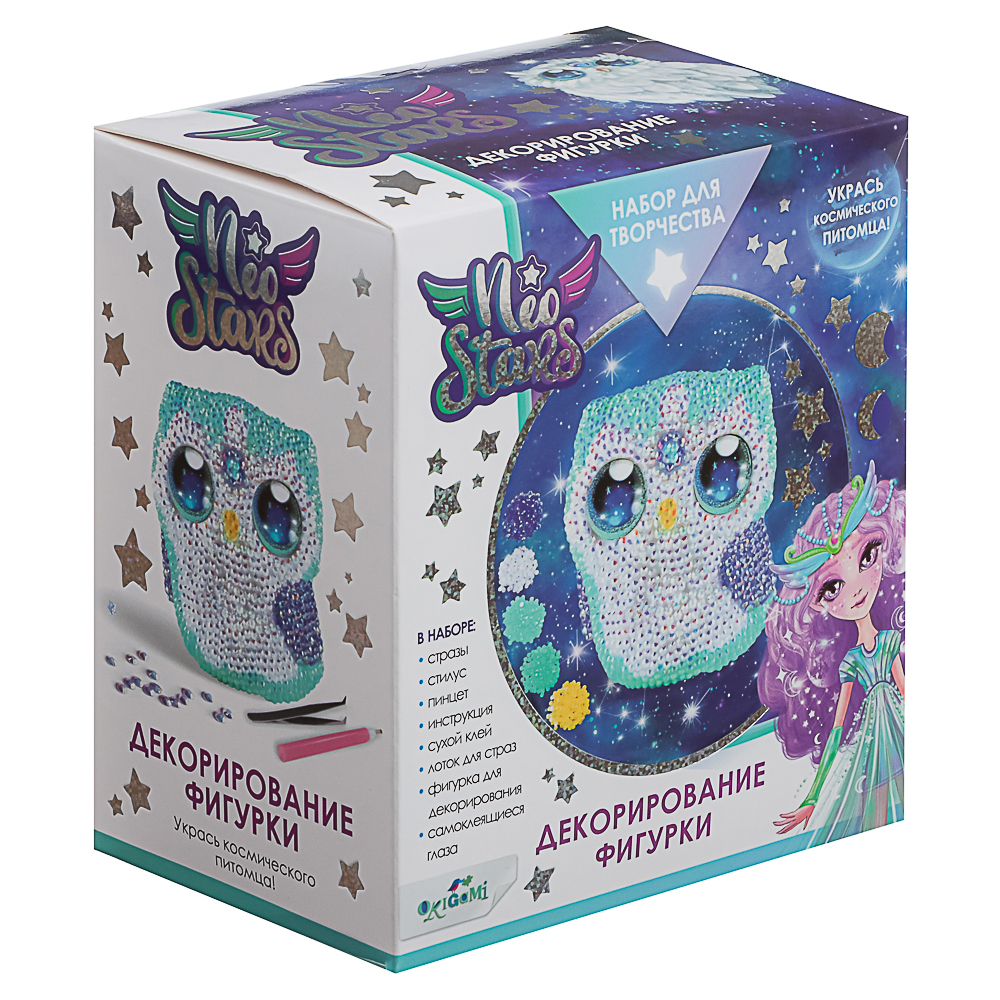 Neo Stars. Набор для творчества, Фигурка для декорирования стразами, 11,5x8x13см - #7