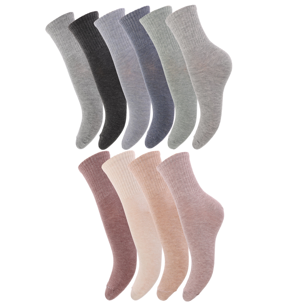 RS Носки женские классические укороченные, р. 36-39, 78% хлопок, 20% спандекс, 2% латекс, R86 - #1