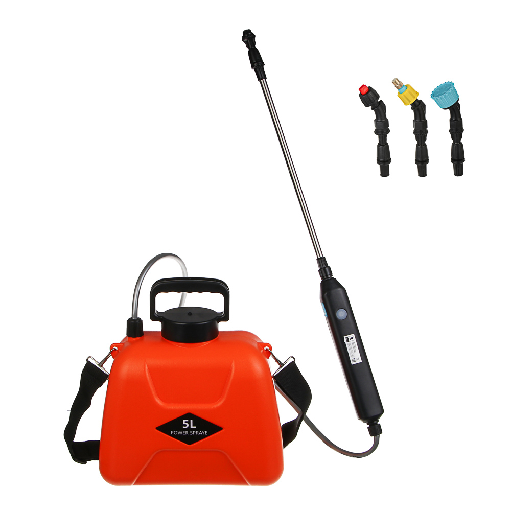 Опрыскиватель аккумуляторный тм INBLOOM, 5л, 3 насадки, type-c, АБС, ПНД - #1