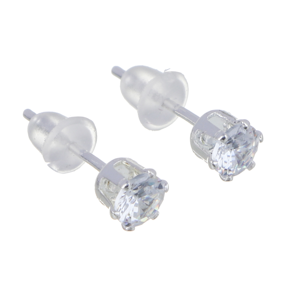 Серьги, бижутерия, сплав, размер 4 мм, БЖ-42 - #1