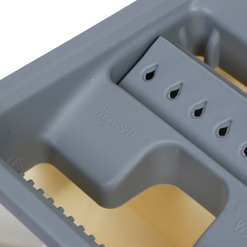 VETTA Набор для уборки: швабра, ведро с механизмом отжима, 2 насадки, микрофибра - #7