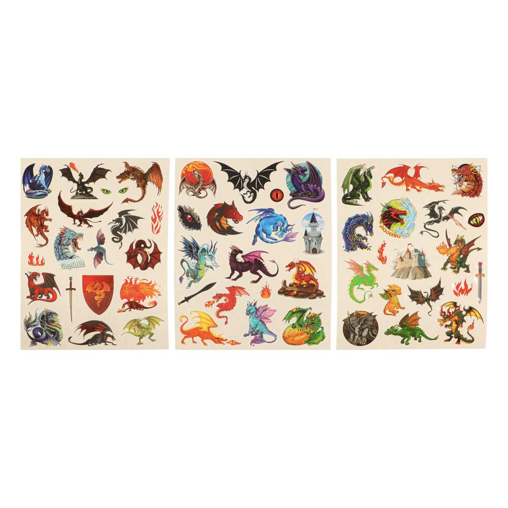 НД ПЛЭЙ Наклейки-татуировки, бумага, 11,8х19см, 2 листа, 4 дизайна - #7