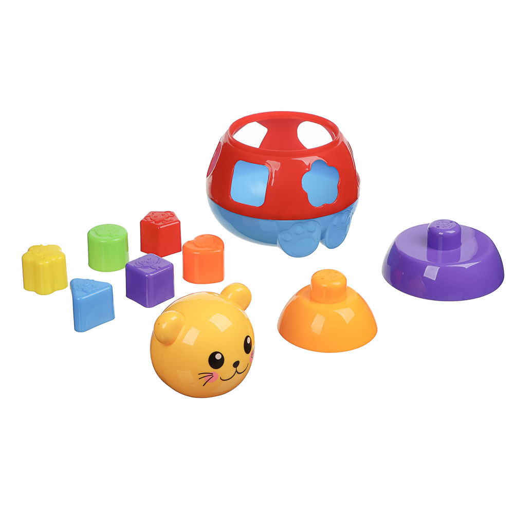 ИГРОЛЕНД Сортер в виде  животного, пластик, 15х10,5х22см - #7