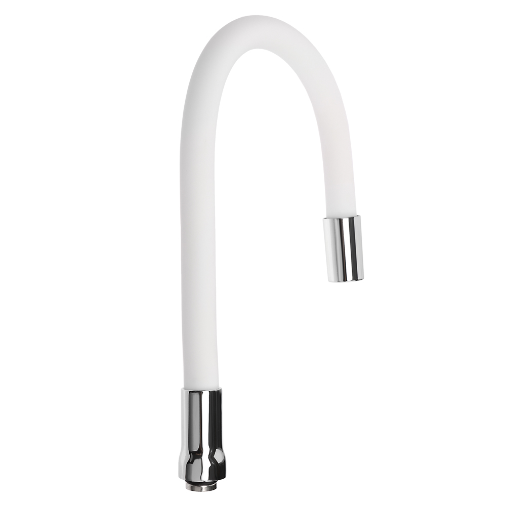 Излив смесителя для кухни, гибкий, силиконовый, 1 режим, 50см, белый - #4