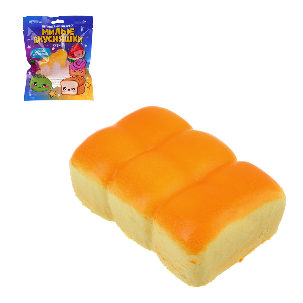 ИГРОЛЕНД Игрушка антистресс, сквиш "Милые вкусняшки", PU, 13,5х17 см, 5 дизайнов - #1