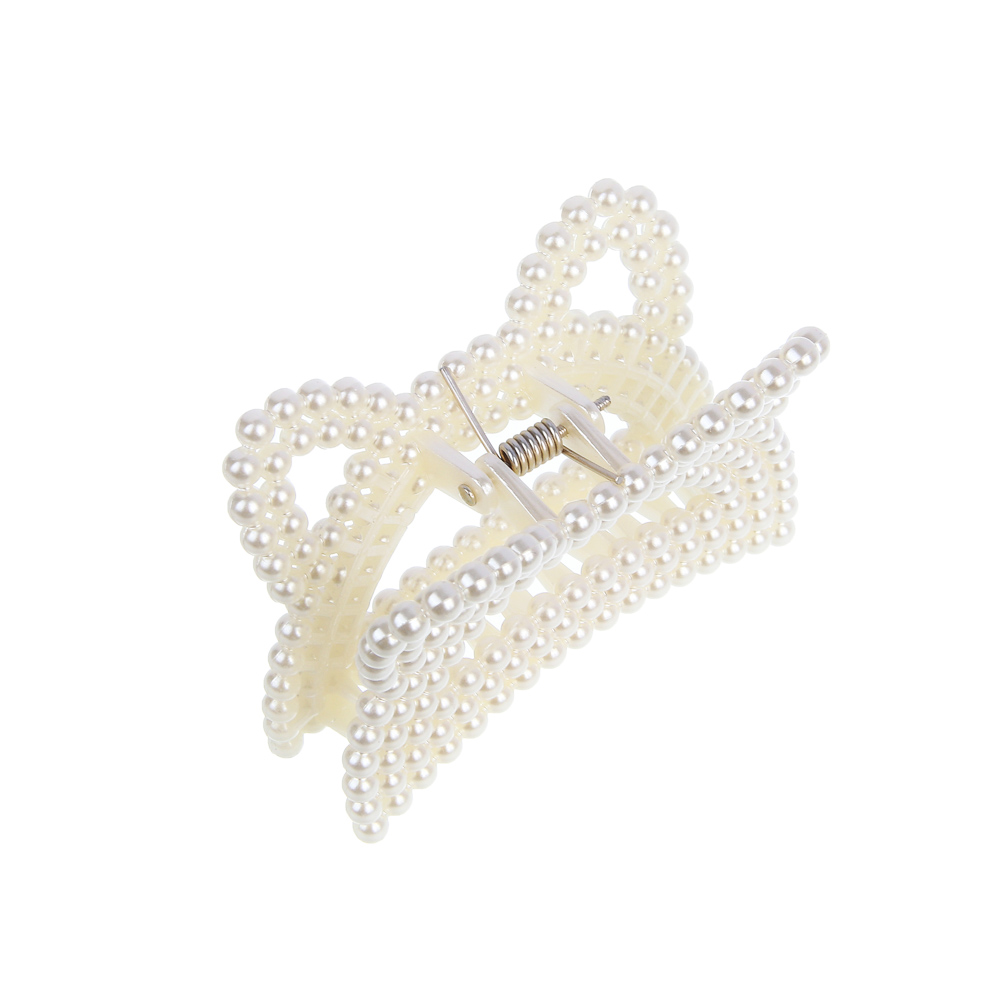 Краб для волос, тм ЮНИLOOK, 7-8см, полистирол, 6 дизайнов, #10 - #4