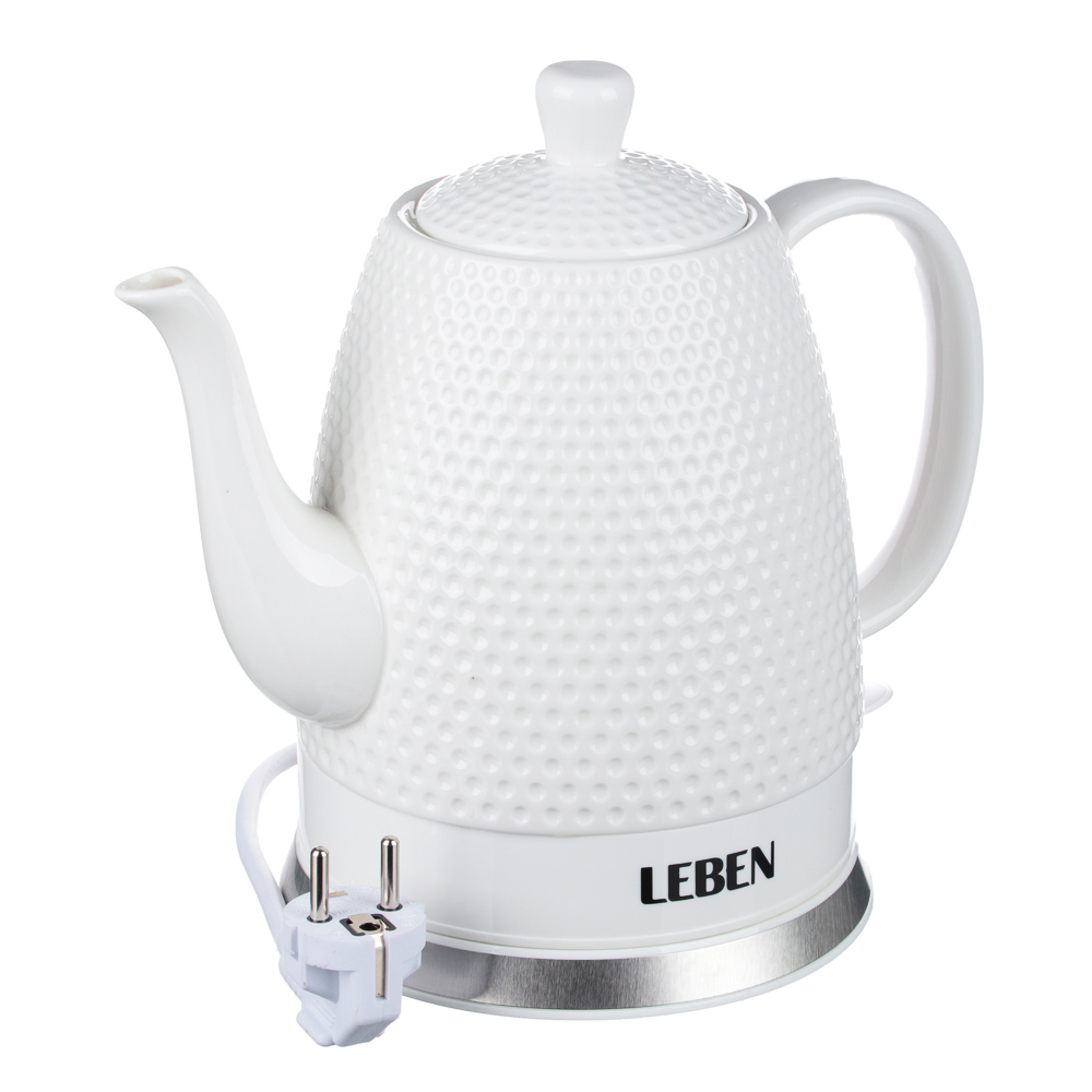 Чайник керамический LEBEN, 1,5 л, 1850 Вт - #1