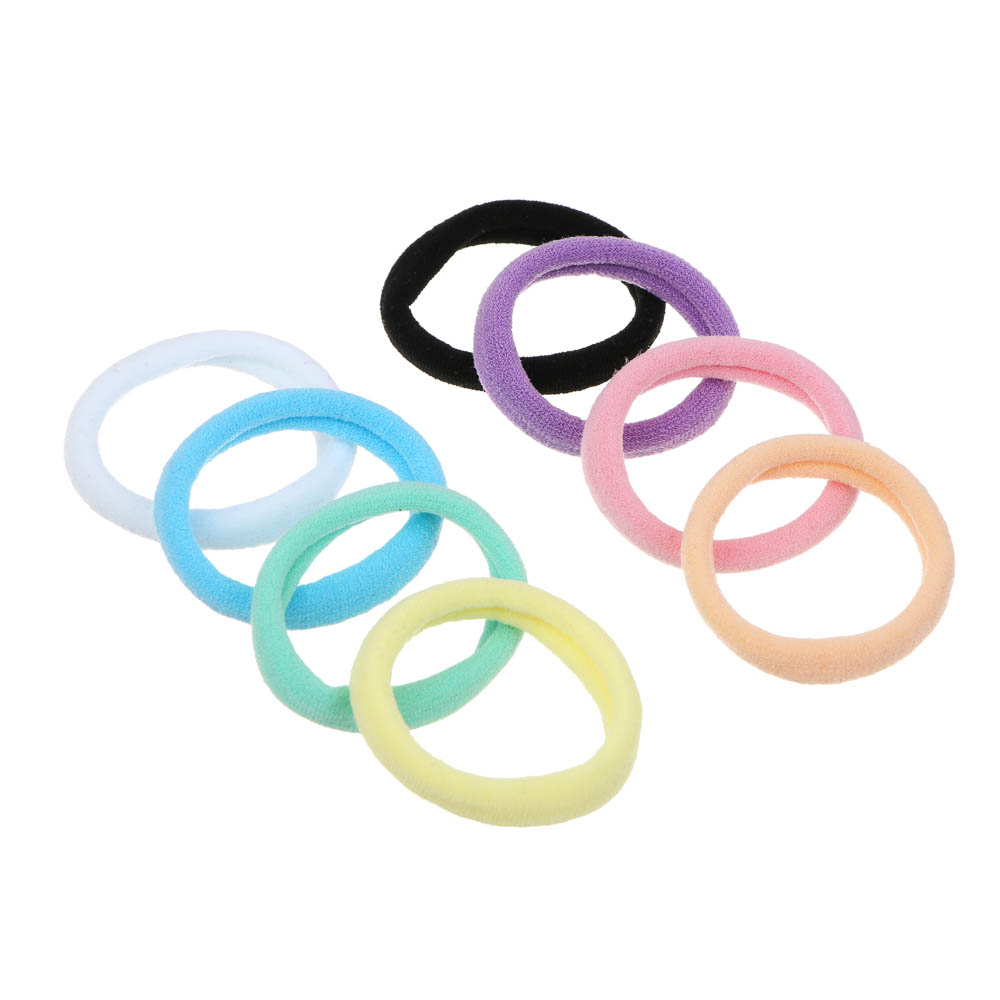 Резинки для волос ЮНИLOOK 50шт, d4см полиэстер, 8 цветов, ACS-85 - #4