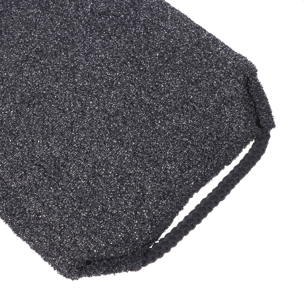 ЮL Мочалка пилинг японская для бани и душа с ручками, жесткая, полиэстер, 45х19см, 4 цвета, МС24-07 - #14