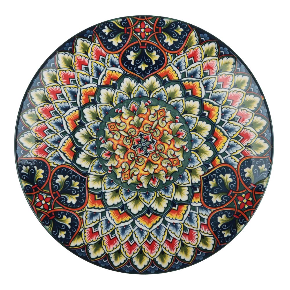 Блюдо 25х25х2,5см, тм MILLIMI Ориентал, керамика - #1