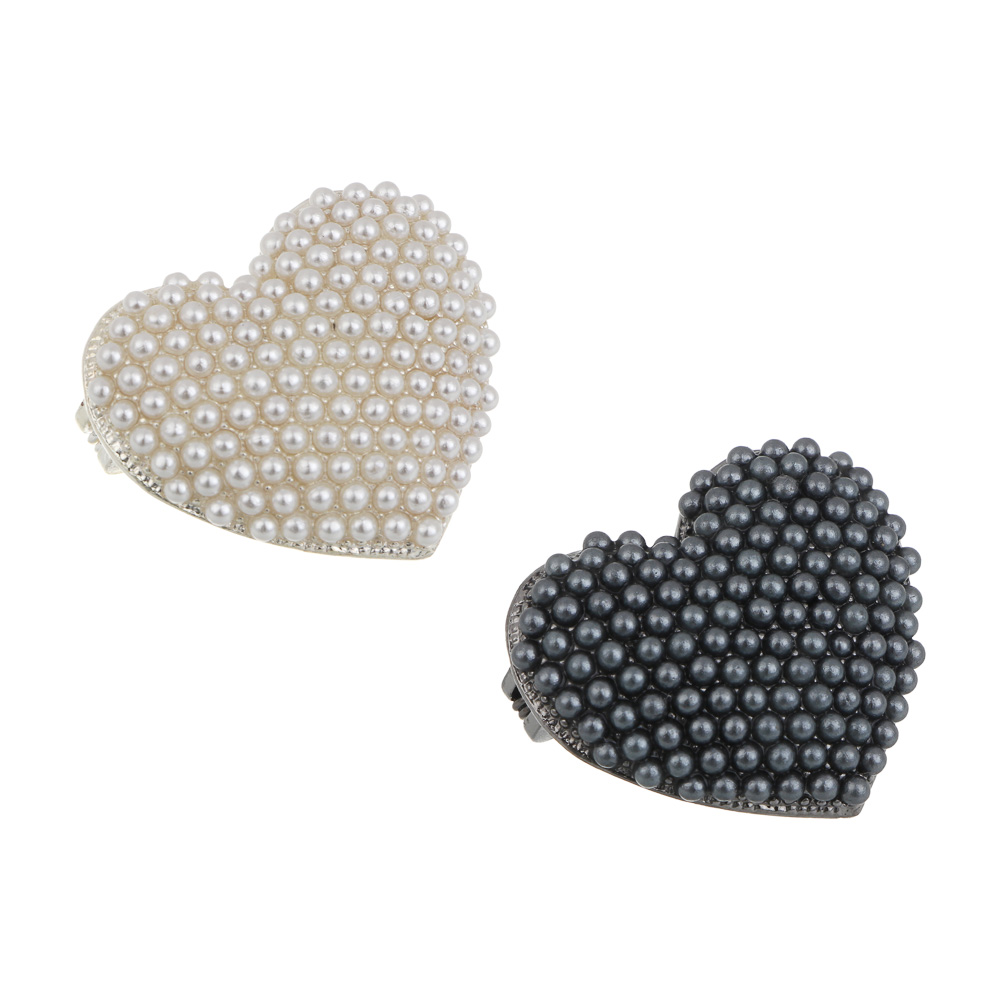 Брошь сердце, 2,7см, сплав, 2 цвета, БЖ25-20 - #1