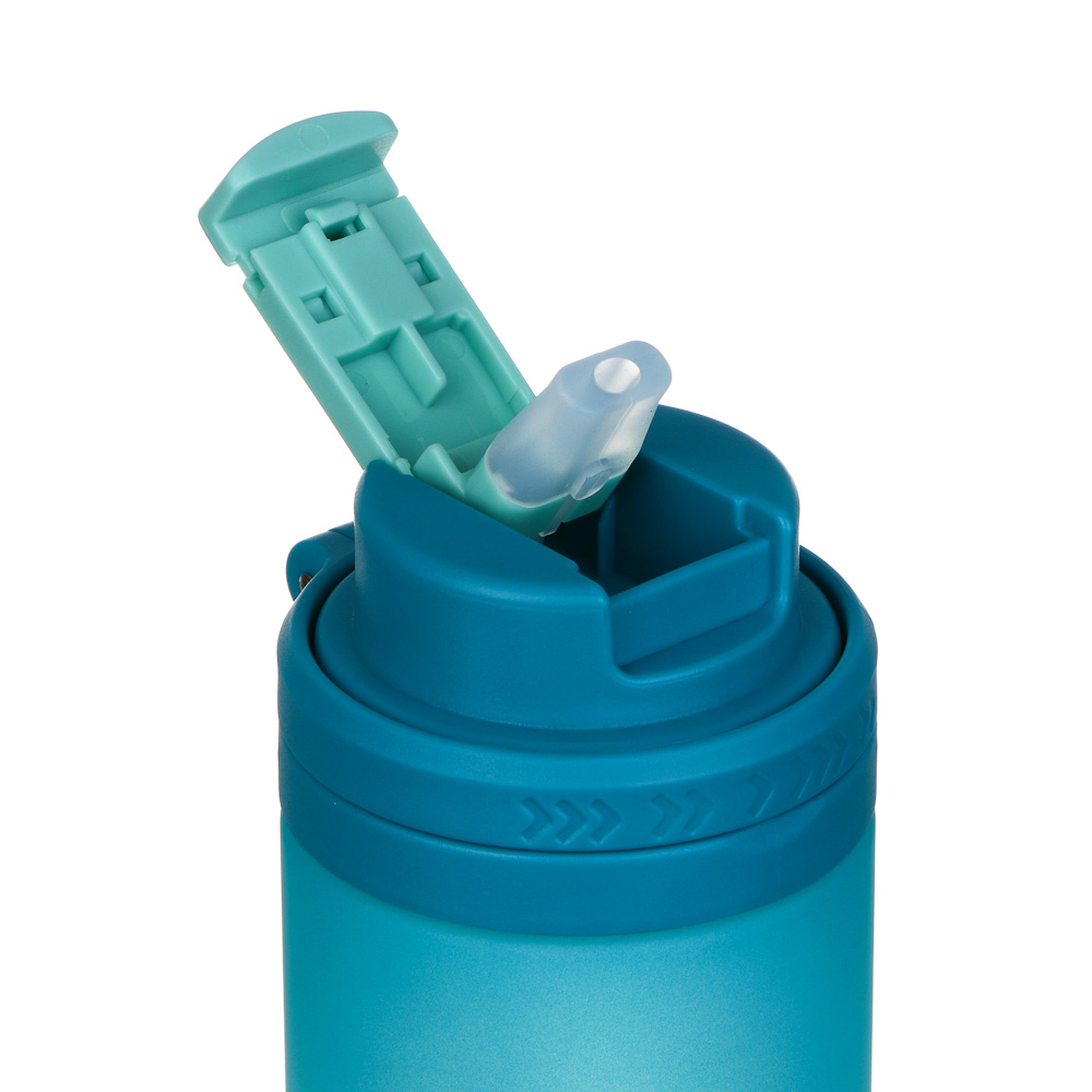 SILAPRO Max Бутылка для воды, 20х7.5см, 620мл, голубой, PC, PP - #3