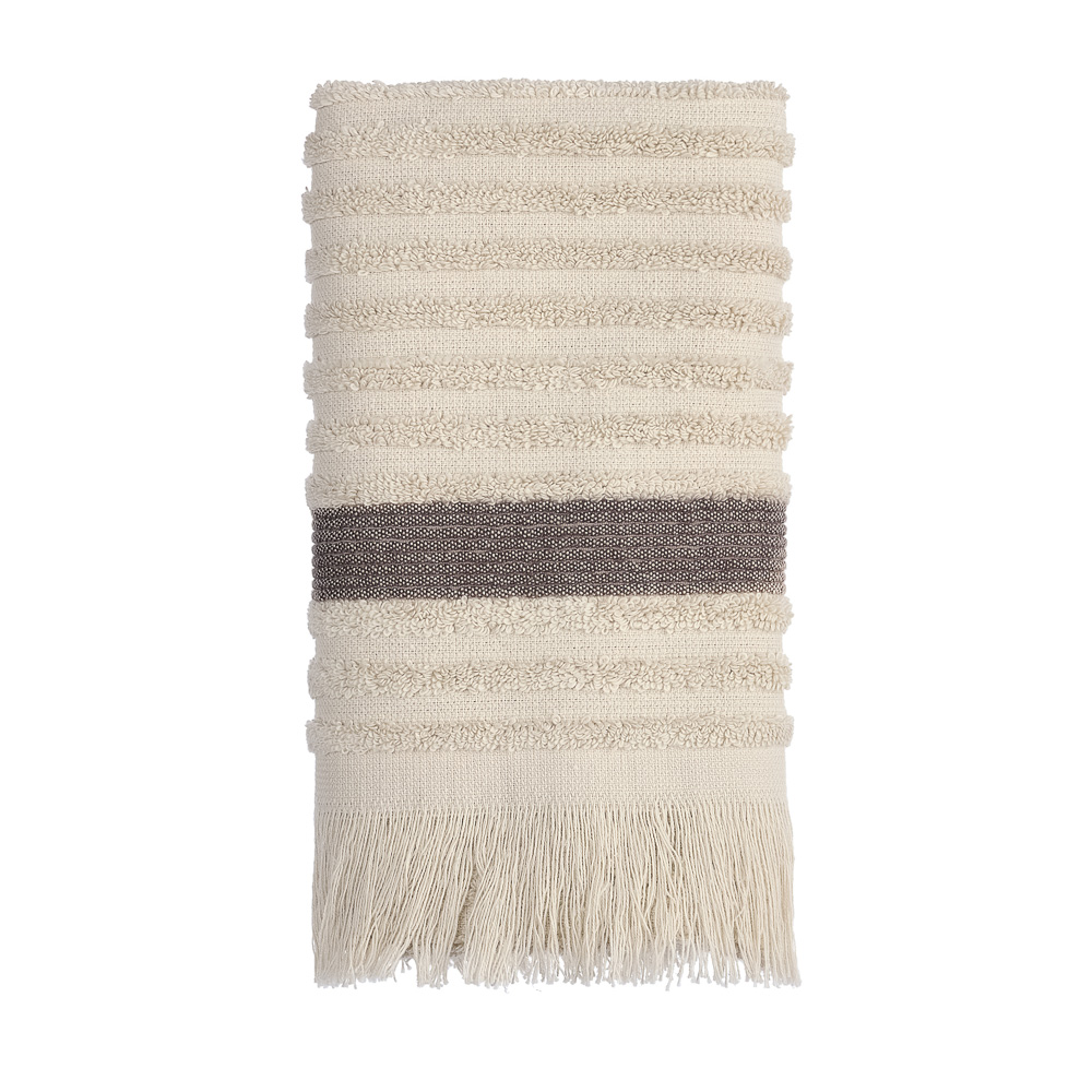 PROVANCE Хейзел Комплект полотенец махровых, 100% хлопок, 30х50, 50х90, 70х130, 500г/м, бежевый - #1