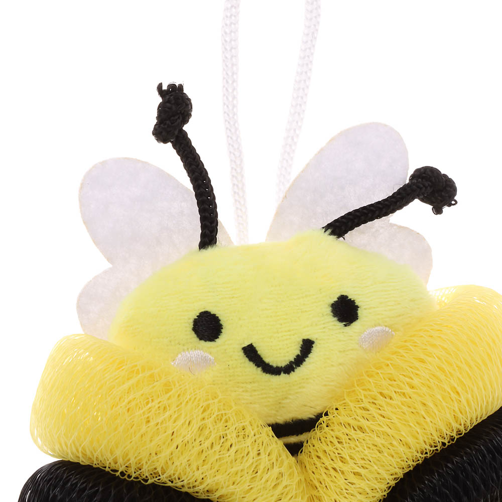 ЮL Мочалка банная для тела, полиэтилен, полиэстер, 50гр, 2 дизайна, МС24-04 - #8