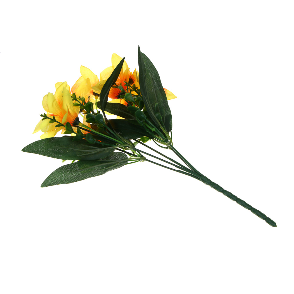 LADECOR Букет искусственных цветов, 29 см, ткань, пластик, железная проволока, 3 цвета - #4