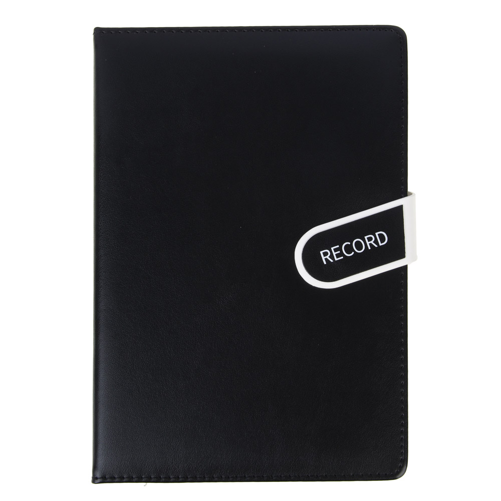 Ежедневник недатир. "РЕКОРД" А5, 320 стр., тв.обл.с поролоном, иск.кожа, магнит.застежка, 2 цвета - #2