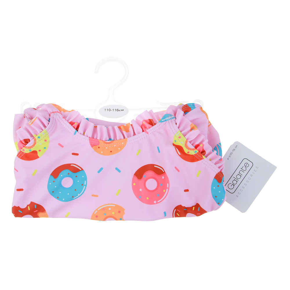 GALANTE Купальник для девочки слитный, р.110-116, 82%полиэстер, 18%эластан, ВЛ25-08 - #6