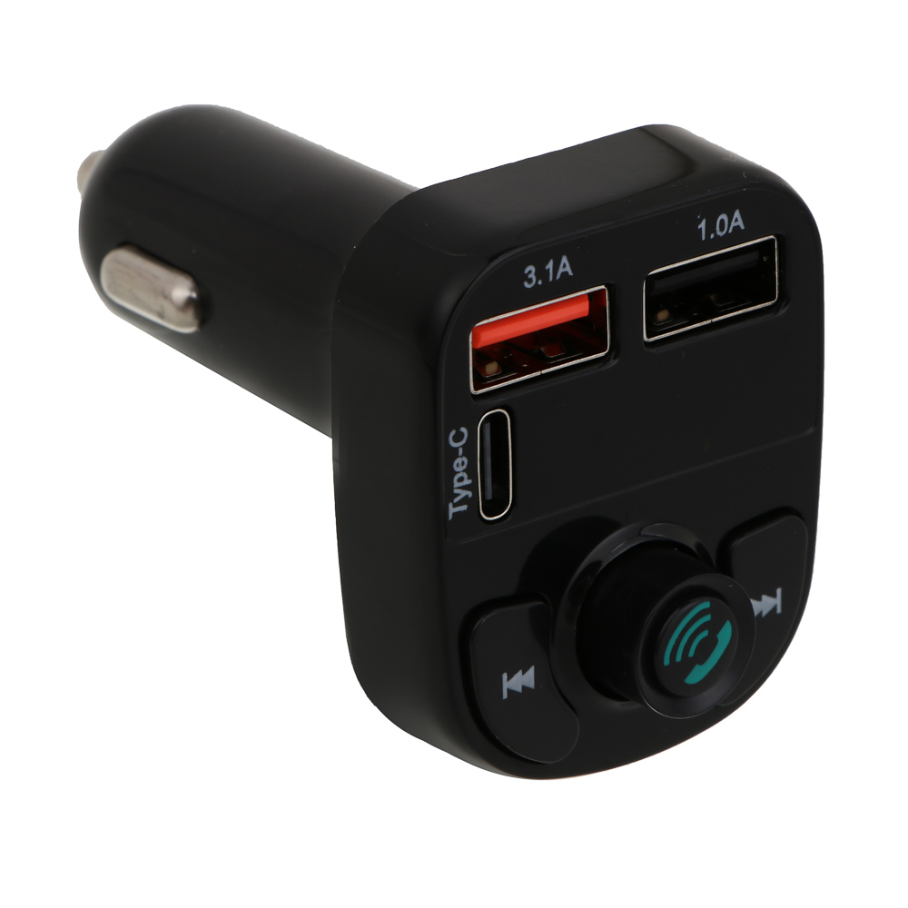 NG Трансмиттер FM, беспроводное BT соединение, USB-A, USB-C, быстрая зарядка QC, PD - #1