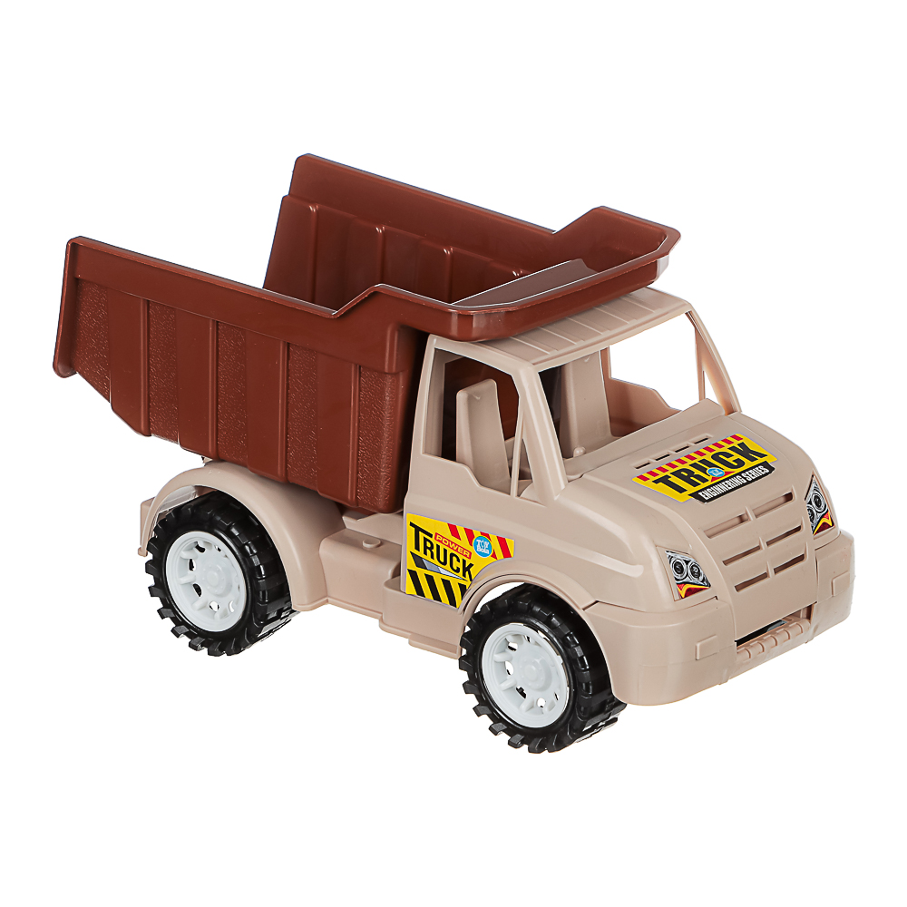 ИГРОЛЕНД Игрушка камазик, пластик, 11x23x13 см, 4 дизайна, для детей 3+ - #7