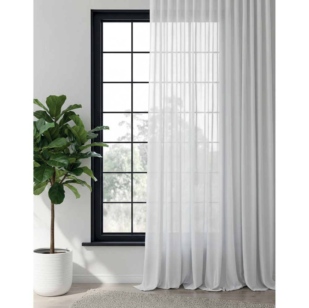 Штора-вуаль тм PROVANCE Basic, 260х150см, 100% полиэстер, 2 цвета - #1