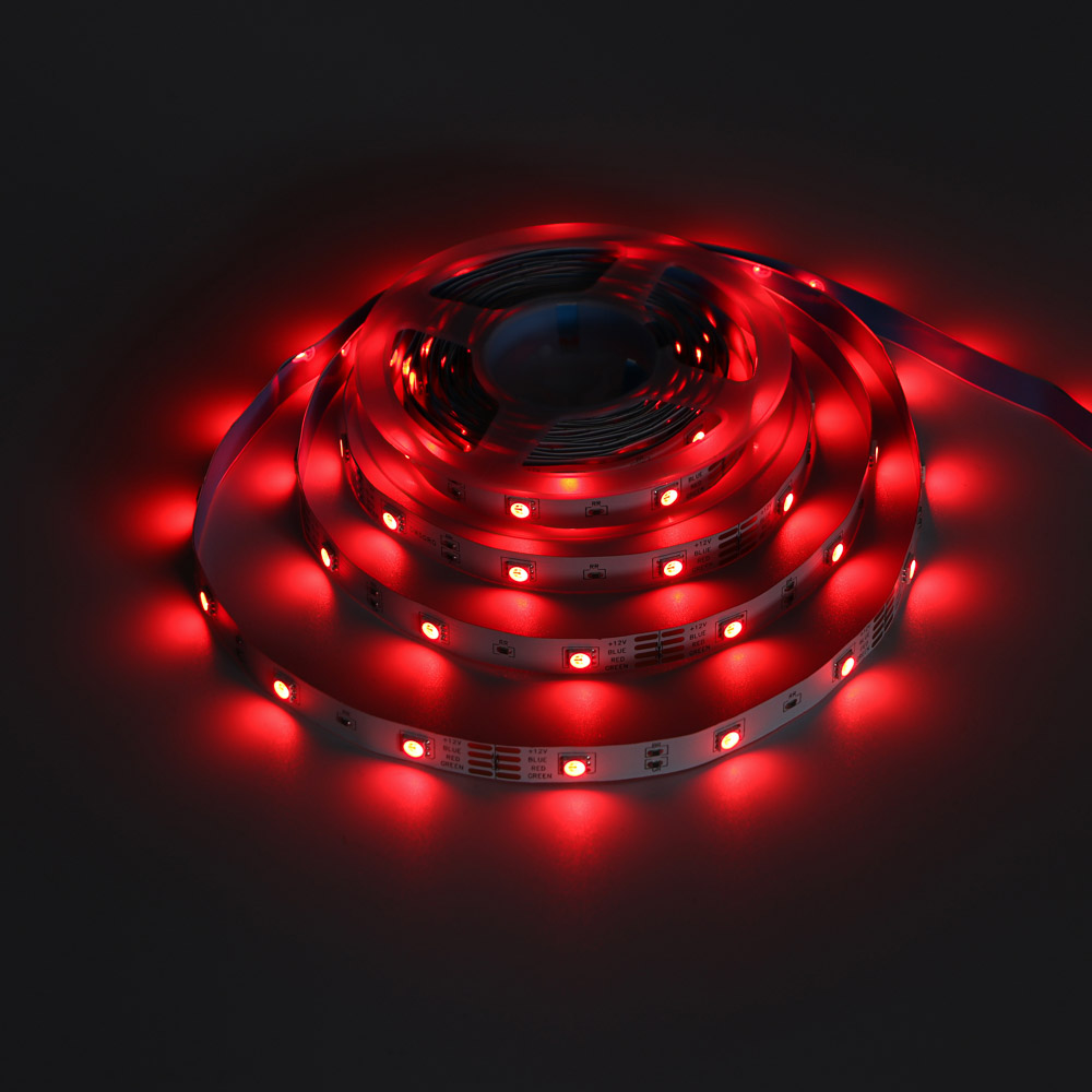 Лента светодиодная BY 12В, 5м, RGB (отдельные диоды), с пультом управления и блоком питания - #15