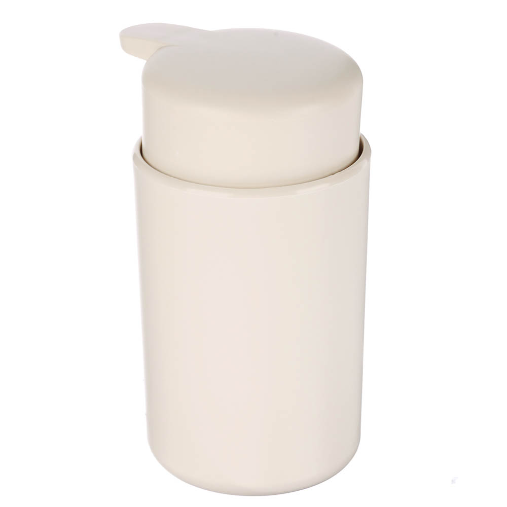 Диспенсер для жидкого мыла Flux, 250мл, бежевый, 7,5х7,5х14,5см - #3