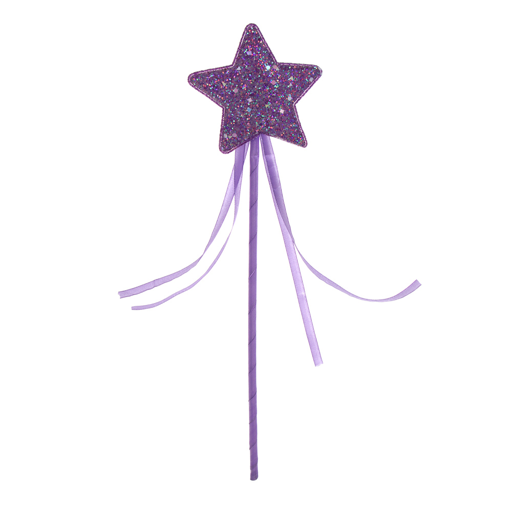 Набор 2 предмета (ободок и волшебная палочка), полиэстер, пластик, 5 дизайнов - #7