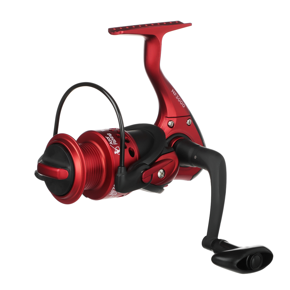 Катушка c передним фрикционом "Knight" NF-3000 тм AZOR FISHING, пластмассовая шпуля, 1bb - #1