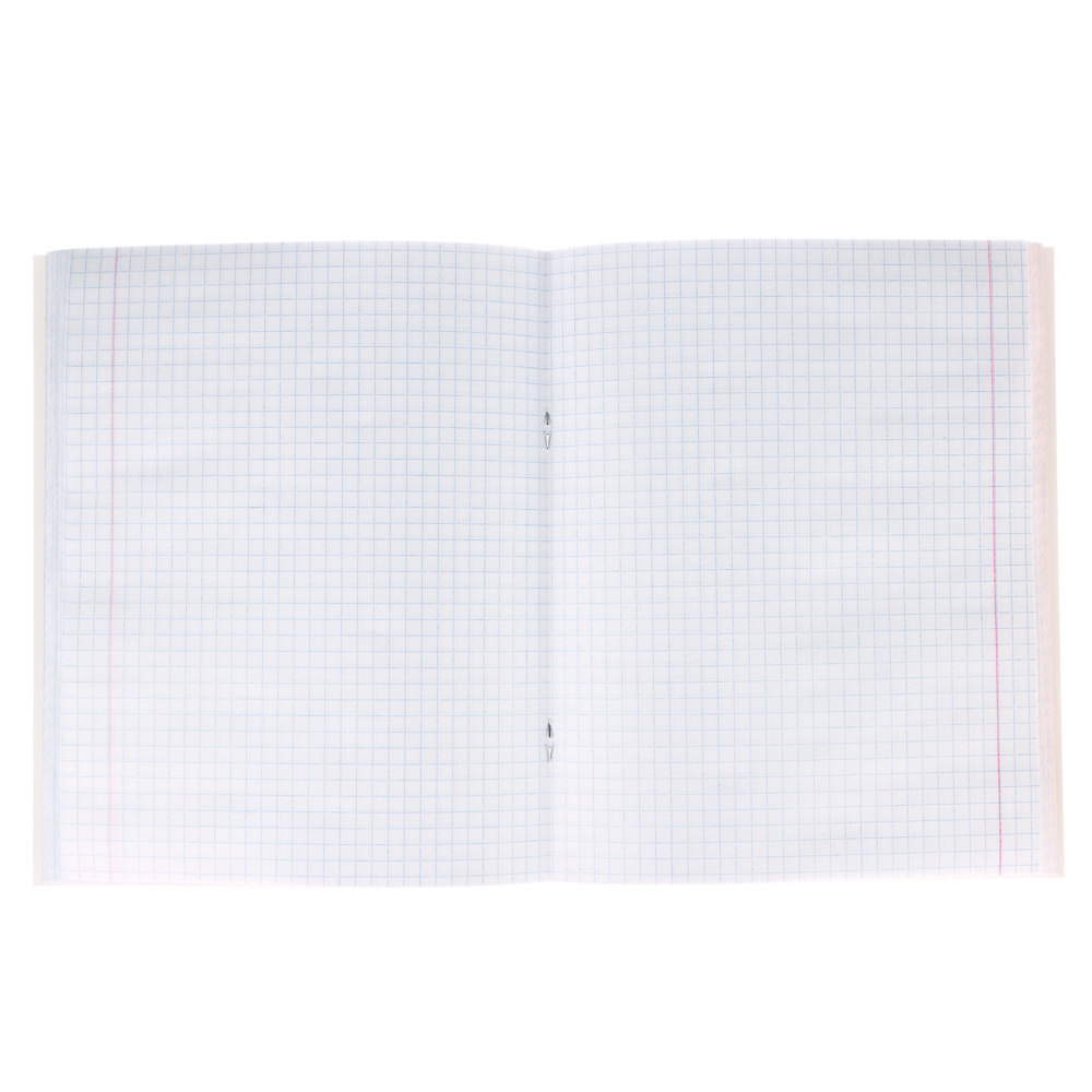 ClipStudio Тетрадь общая, 96 листов, в клетку, БЕЛЫЕ ЛИСТЫ, обл. картон УФ лак, скрепка, 4 диз - #4