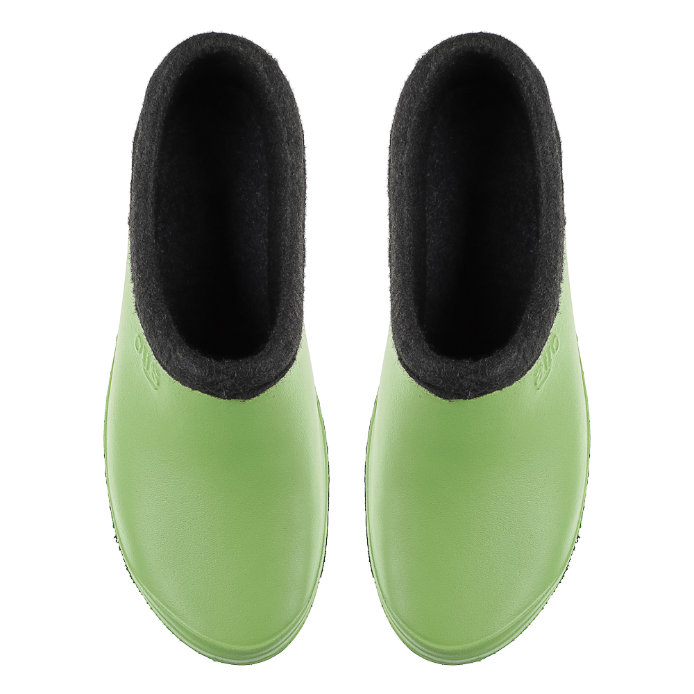 Галоши утепленные женские AYO, синий/зеленый, размер 36-41, материал галоши ЭВА, утеплитель ворсин - #6