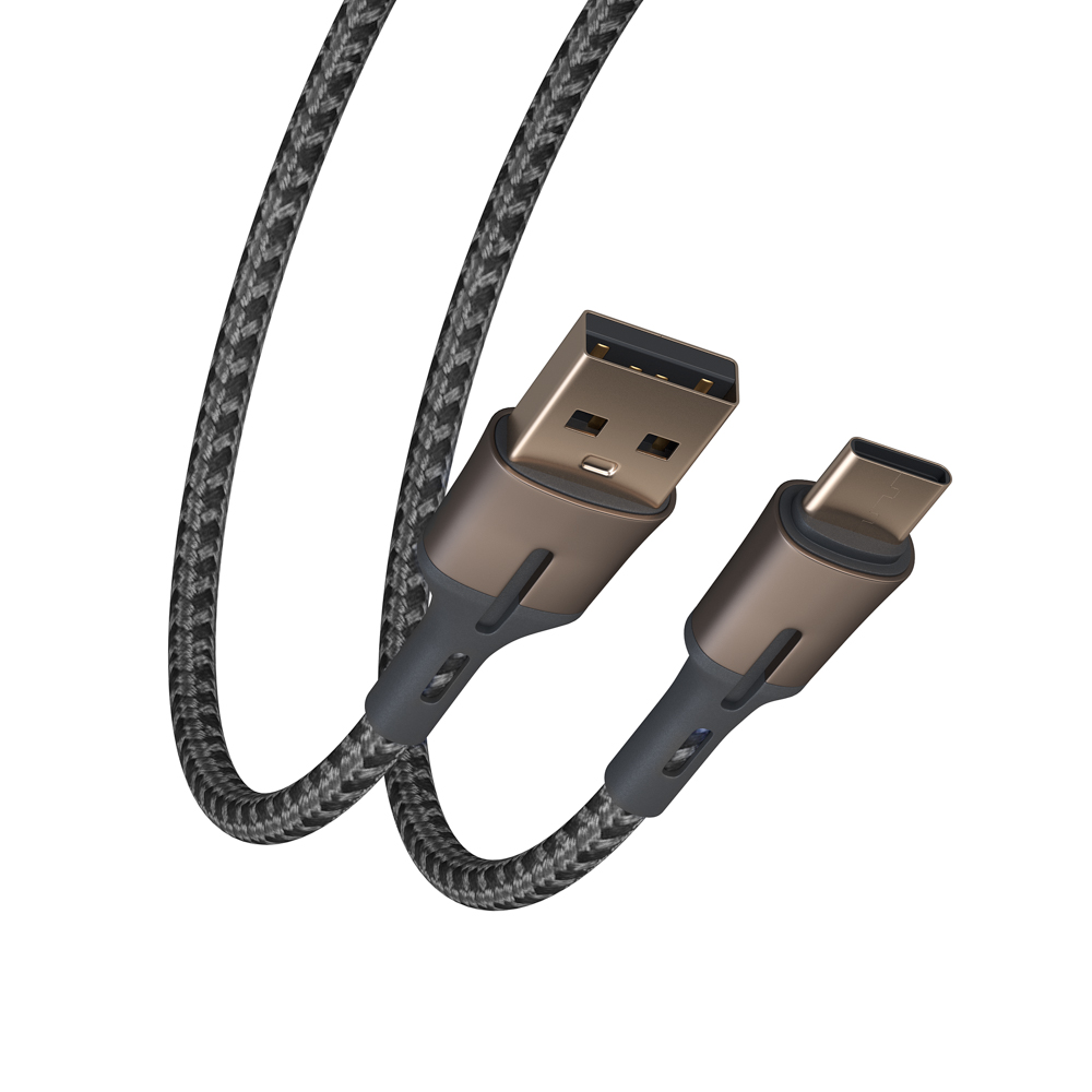 Кабель для зарядки USB(A)-Type C BY Авангард, 2м, 3А, Быстрая зарядка QC 3.0, черный - #5