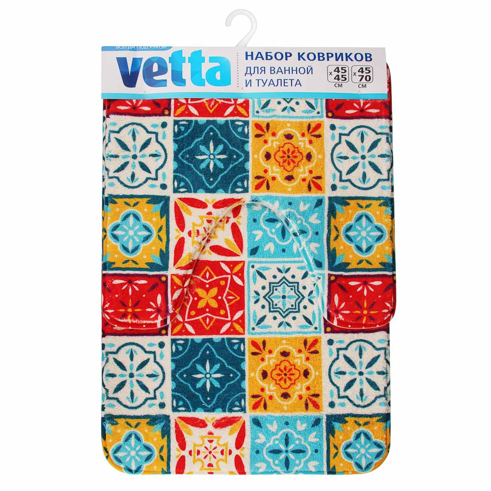 Набор ковриков для ванной комнаты и туалета Vetta "Восточная сказка", 2 шт - #6