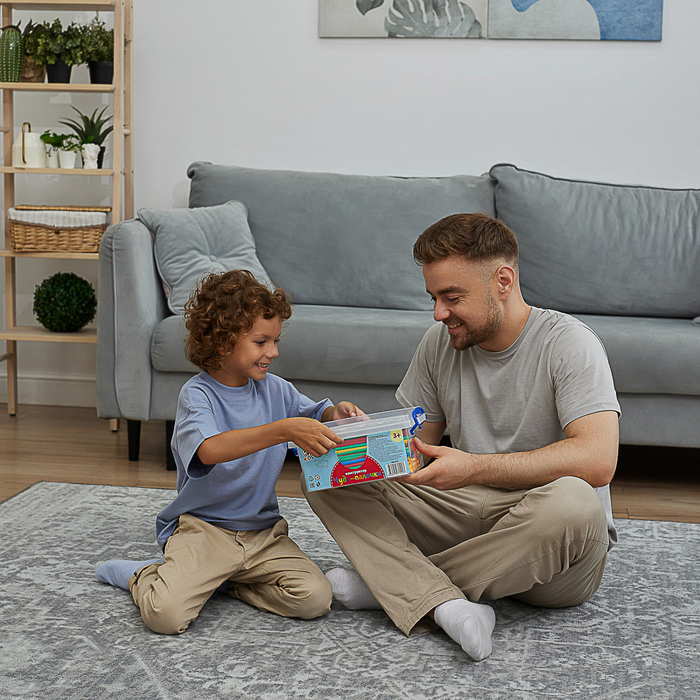 BY Education Конструктор пластиковый "Чудо-палочки", 300 деталей, PE, PP, 28х18х12,5 см - #11